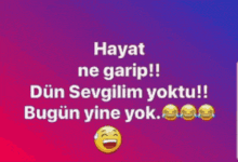 a purple and blue background with the words hayat ne garip written on it