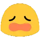 a yellow smiley face with closed eyes and a red mouth .