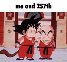 Me And 257th Goku GIF - Me And 257th Goku Krillin GIFs