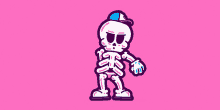 Skeleton Pink GIF