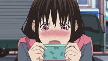 Anime Girl Blushing Anime GIF