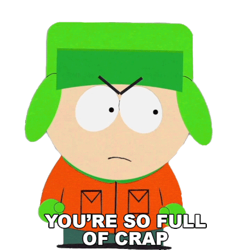 Youre So Full Of Crap Kyle Broflovski Sticker - Youre So Full Of Crap Kyle Broflovski South Park Stickers