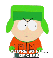 Youre So Full Of Crap Kyle Broflovski Sticker - Youre So Full Of Crap Kyle Broflovski South Park Stickers