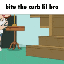 Bite The Curb Lil Bro GIF - Bite The Curb Lil Bro Peter Griffin GIFs