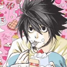 Ryuzaki l lawliet death note GIF on GIFER - by Buzalak