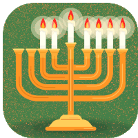Hanukkah Sticker