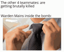 Rainbow Six Siege The Other4teammates Are Getting Brutally Killed GIF - Rainbow Six Siege The Other4teammates Are Getting Brutally Killed Warden Mains Inside The Bomb GIFs