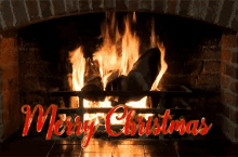 Merry Christmas Yule Log GIF - Merry Christmas Yule Log Winter GIFs