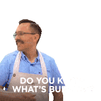 Do You Know Whats Burning John Sticker - Do You Know Whats Burning John The Great Canadian Baking Show Stickers