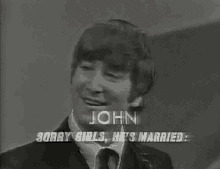 The Beatles John Lennon GIF - The Beatles John Lennon Married GIFs