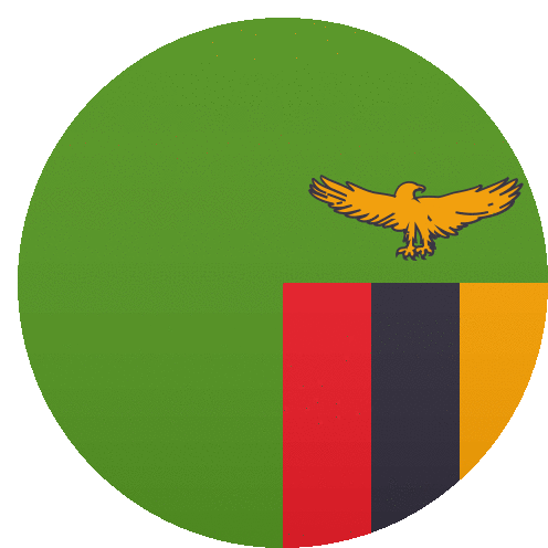 Zambia Flags Sticker