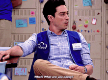 Superstore Jonah Simms GIF - Superstore Jonah Simms What What Are You Doing GIFs