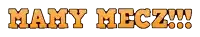 a sign that says mamy mecz in orange letters