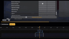 a screenshot of a video game that says knocked down on the bottom right