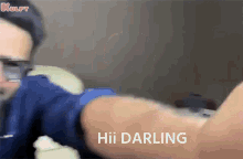 Hi Darling Prabhas GIF - Hi Darling Prabhas Darling GIFs