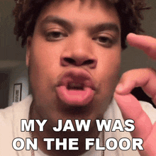 My Jaw Was On The Floor Kieran GIF - My Jaw Was On The Floor Kieran Carebearkieran GIFs