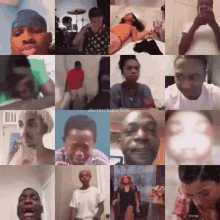 a collage of people 's faces with the word damn chim chim on the bottom