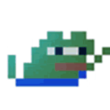 pepe the frog party time turn up pixel art