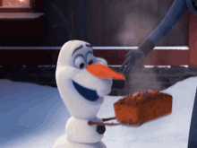 Olafs Frozen Adventure Fruit Cake GIF - Olafs Frozen Adventure Fruit Cake Olaf GIFs