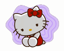 Hello Kitty Red Ribbon GIF - Hello Kitty Red Ribbon Cute GIFs