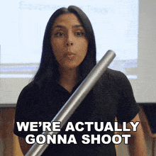 We'Re Actually Gonna Shoot Something Out Of Here Michelle Khare GIF