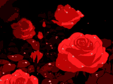 Anime Red GIF - Anime Red Rose GIFs