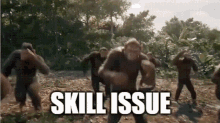 Monkey Skill Issue GIF - Monkey Skill Issue Trick GIFs