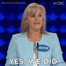 Yes We Did Christon GIF - Yes We Did Christon Family Feud Canada GIFs