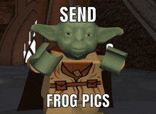 Frogs Yoda GIF - Frogs Yoda Send Frog Pics GIFs