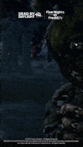 a dead by daylight advertisement with a bunny with a knife