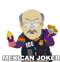 Mexican Joker Jeff Corrigan Sticker - Mexican Joker Jeff Corrigan South Park Stickers