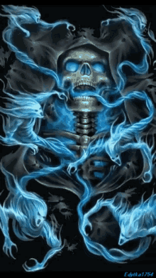 grim referee skull smoke ghost