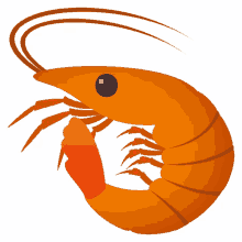 shrimp nature joypixels seafood aquatic creature