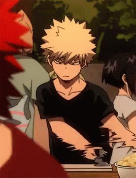 Katsuki Bakugo GIF - Katsuki Bakugo Chopping - Discover & Share GIFs