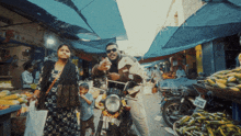 a man riding a motorcycle with a license plate that says ' oyf sn01 '