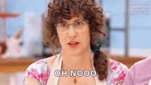 Oh Nooo Heather Allen GIF - Oh Nooo Heather Allen The Great Canadian Baking Show GIFs