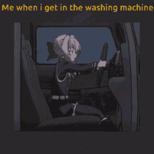 Washing Machine Shinoa GIF - Washing Machine Shinoa Owari No Seraph GIFs