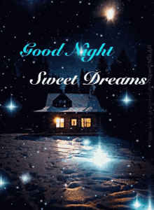 Good Night Sweet Dreams GIF - Good Night Sweet Dreams Snowing GIFs