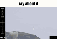 Cry About It Rocket Fail GIF