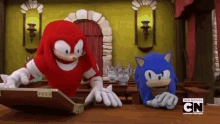 Sonic Boom Kunckles GIF - Sonic Boom Kunckles Sandwich GIFs