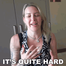 Its Quite Hard Tracy Kiss GIF - Its Quite Hard Tracy Kiss Its Tough GIFs