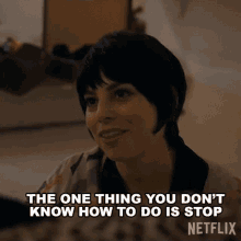 The One Thing You Dont Know How To Do Is Stop Krysta Rodriguez GIF - The One Thing You Dont Know How To Do Is Stop Krysta Rodriguez Liza Minnelli GIFs