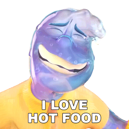 I Love Hot Food Wade Ripple Sticker - I Love Hot Food Wade Ripple Elemental Stickers