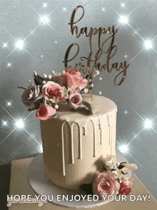 Beautiful Flower Birthday Name Wish Cake for Sister - Best Wishes Birthday  Wishes With Name