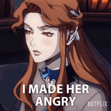 I Made Her Angry Lenore GIF - I Made Her Angry Lenore Jessica Brown Findlay GIFs