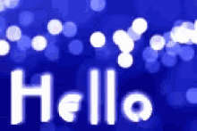 Hello Blue GIF - Hello Blue Lights GIFs