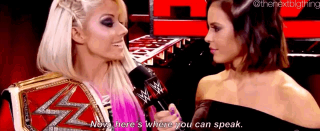 Alexa Bliss Charly Caruso GIF Alexa Bliss Charly Caruso Speak Discover Share GIFs