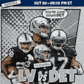 Detroit Lions Vs. Las Vegas Raiders Pre Game GIF - Nfl National Football League Football League GIFs