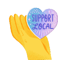 Support Local Shop Local Sticker - Support Local Shop Local Shop Small Stickers