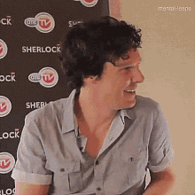Chuckle Benedict Cumberbatch GIF - Chuckle Benedict Cumberbatch Interview GIFs